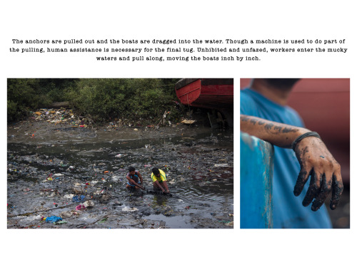 Preparations for the fishing season, Versova, Mumbai.